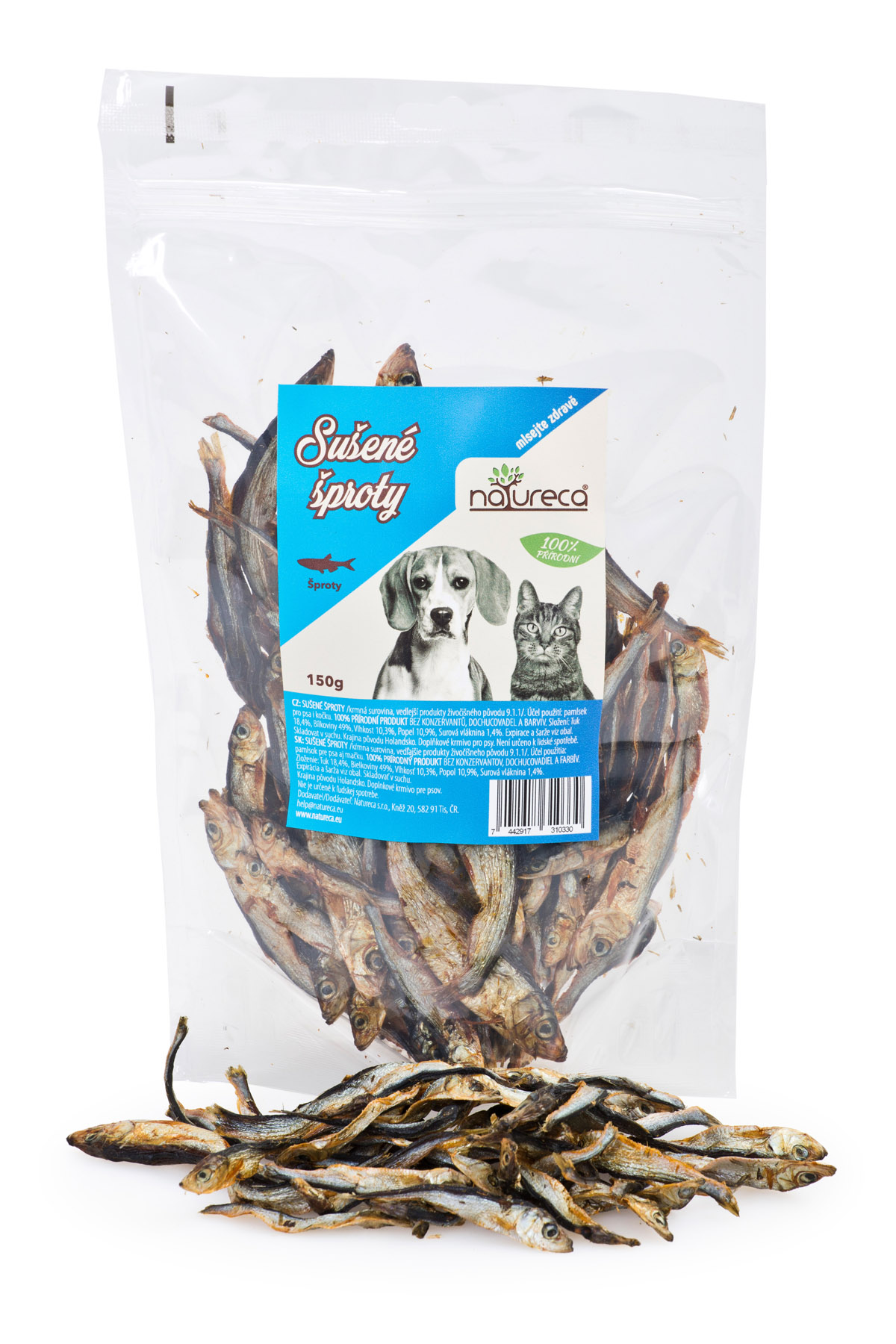 Sušené šproty 150 gr, 10-12cm VEĽKÉ
