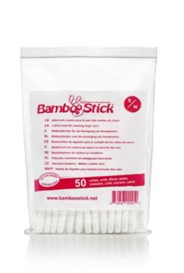 Tyčinky vatové BambooStick S/M pro čištění uší psů 50k
