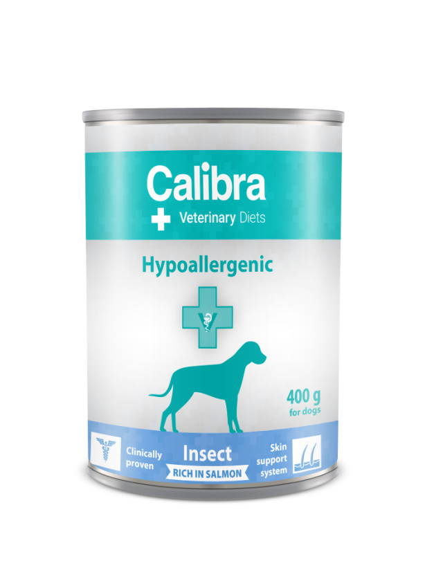 Calibra VD Dog konz. Hypoallergen. Insect&Salmon 400g