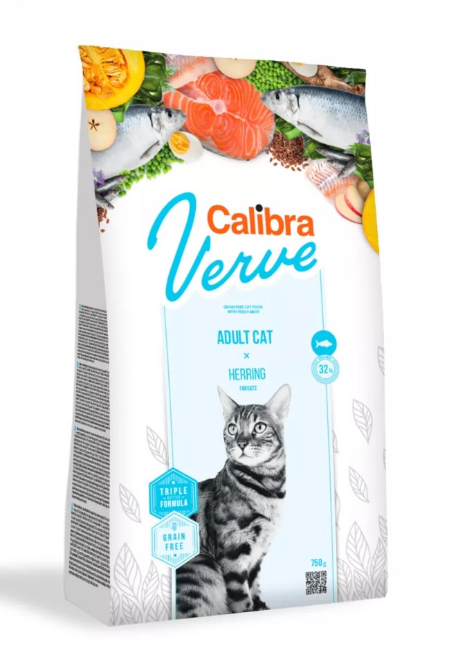 Calibra Cat Verve GF Adult Herring 750g, !!! EXPIRÁCIA 21-05-2026 !!!