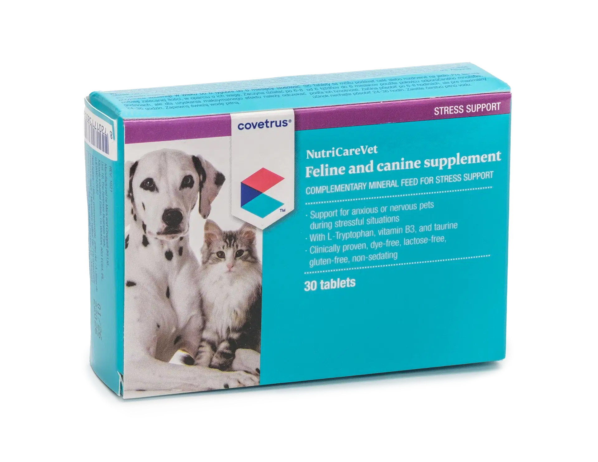 NutriCareVet Stress support Can.+Fel. 30tbl CVET