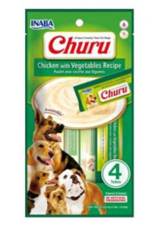 Churu Dog Chicken with Vegetables 4x14g !!! AKCE DO VYPRODÁNÍ ZÁSOB !!!