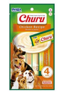 Churu Dog Chicken Recipe 4x14g !!! AKCE DO VYPRODÁNÍ ZÁSOB !!!